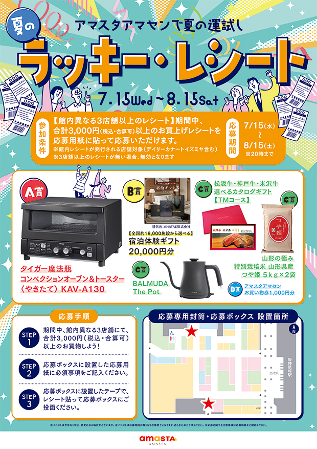 夏のラッキー・レシート